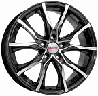 КиК Твист (КС697М) 7,5x17 5x105 ET 38 Dia 56,6 (Алмаз черный)