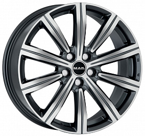 Диски Mak Birmingham 8,5x20 5x120 ET 45 Dia 65,1 (Gun Met-Mirror Face)