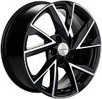 Khomen Wheels KHW1714 (Jac/Москвич 3) 7x17 5x108 ET 40 Dia 54,1 (Black-FP)