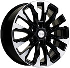 Khomen Wheels KHW2010 (LC 300 Tuning) 8x20 6x139,7 ET 45 Dia 95,1 (Black-FP)