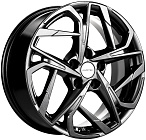 Khomen Wheels KHW1716 (Changan CS35/CS35 Pro) 7x17 5x110 ET 46 Dia 63,3 (Black)
