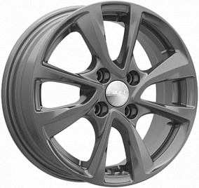 Диски Скад Ницца (КЛ287) 5,5x14 4x100 ET 45 Dia 67,1 (Графит)