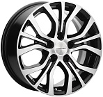 Khomen Wheels KHW1608 (Mitsubishi) 6,5x16 5x114,3 ET 46 Dia 67,1 (Black-FP)