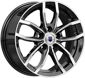 Диски КиК Фрост 6,5x15 5x100 ET 38 Dia 57,1 (Алмаз черный)