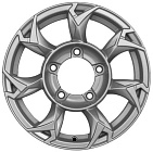 Khomen Wheels KHW1505 (Jimny) 5,5x15 5x139,7 ET 5 Dia 108,1 (F-Silver)