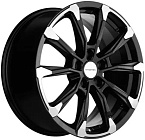 Khomen Wheels KHW1808 (Jac/Москвич 3) 7,5x18 5x108 ET 40 Dia 54,1 (Black-FP)
