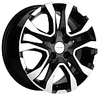 Khomen Wheels KHW1503 (Cobalt) 6x15 4x100 ET 39 Dia 56,6 (Black-FP)
