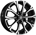 Khomen Wheels KHW1605 (Fluence/Juke) 6,5x16 5x114,3 ET 47 Dia 66,1 (Black-FP)