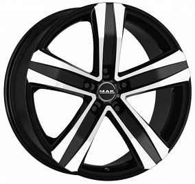 Диски Mak Stone 5 6,5x15 5x160 ET 58 Dia 65,1 (Black Mirror)