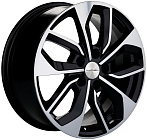 Khomen Wheels KHW1703 (Octavia) 7x17 5x112 ET 49 Dia 57,1 (Black-FP)