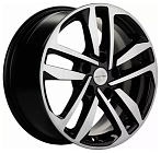 Khomen Wheels KHW1612 (Kia) 6,5x16 5x114,3 ET 41 Dia 67,1 (Black-FP)