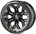 Skill SV185-SB565 10x20 6x139,7 ET 10 Dia 77,8 (Чёрный Матовый + Карбон Sfc18)