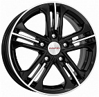 КиК Trinity-оригинал (КС615) 6x15 5x100 ET 38 Dia 57,1 (Алмаз черный)