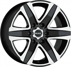 Диски Mak Stone 6 8x18 6x114,3 ET 30 Dia 66,1 (Black Mirror)