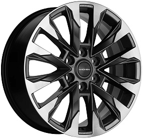 Диски Khomen Wheels KHW2010 (Pajero IV) 8x20 6x139,7 ET 38 Dia 67,1 (Gray-FP)