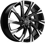 Khomen Wheels KHW1901 (Chery Tiggo 8) 7,5x19 5x108 ET 47 Dia 60,1 (Black-FP)