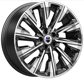 Диски КиК Галего 7,5x19 5x114,3 ET 35 Dia 60,1 (Алмаз черный)