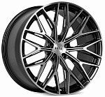 Skill SL405-SL086 9x21 5x112 ET 25 Dia 66,6 (чёрный + полированные спицы)