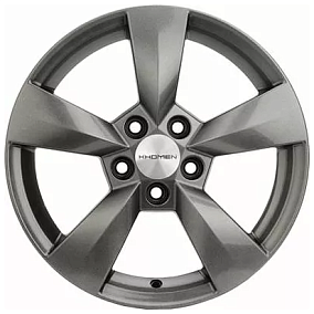 Диски Khomen Wheels KHW1504 (Polo) 6x15 5x100 ET 40 Dia 57,1 (G-Silver)