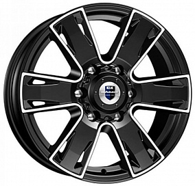 Диски КиК Севенна 7x17 6x139,7 ET 38 Dia 100,1 (Алмаз черный)