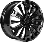 Skill SV619-SV449 8x20 6x114,3 ET 46 Dia 67,1 (чёрный глянцевый + полированные спицы + лак SK51)
