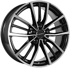 Khomen Wheels KHW1812 (GAC GS5) 7x18 5x108 ET 36 Dia 60,1 (Black-FP)