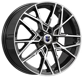 Диски КиК Вудроф 7x18 5x112 ET 43 Dia 57,1 (Алмаз черный)