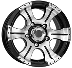 КиК Байконур (КС473) 7x15 6x139,7 ET -5 Dia 108,5 (Алмаз черный)