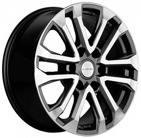 Диски Khomen Wheels KHW1805 (LC Prado) 7,5x18 6x139,7 ET 25 Dia 106,1 (Gray-FP)