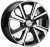 Khomen Wheels KHW1501 (Lada Granta) 6x15 4x98 ET 36 Dia 58,6 (Black-FP)