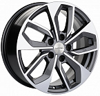 Khomen Wheels KHW1703 (CX-5/i40/X-Trail) 7x17 5x114,3 ET 45 Dia 67,1 (Gray-FP)