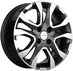 Khomen Wheels KHW1503 (Lada Granta) 6x15 4x98 ET 36 Dia 58,5 (Gray-FP)