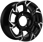Khomen Wheels KHW1505 (Lada NIVA 4x4) 5,5x15 5x139,7 ET 5 Dia 98,5 (Black-FP)