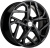 Khomen Wheels KHW1716 (Jac/Москвич 3) 7x17 5x108 ET 40 Dia 54,1 (Black)