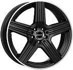 Mak Lewis 9x21 5x112 ET 45 Dia 66,6 (Gloss Black Mirror Ring)
