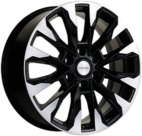 Диски Khomen Wheels KHW2010 (LC Prado) 8x20 6x139,7 ET 25 Dia 106,1 (Black-FP)