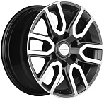 Khomen Wheels KHW1723 (Pajero) 8x17 6x139,7 ET 46 Dia 67,1 (Gray-FP)