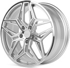 Skill SL354-FG465 8,5x20 5x127 ET 50 Dia 71,5 (серебро + полированные спицы)