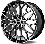 Skill SV100-CT398 9x22 6x139,7 ET 19 Dia 106,1 (чёрный глянцевый + полированные спицы)