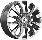 КиК КР007 8x20 6x139,7 ET 38 Dia 67,1 (Diamond Gloss Graphite)
