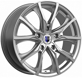 Диски КиК Твист (КС697М) 7,5x17 5x100 ET 45 Dia 56,1 (Дарк платинум)