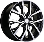 Khomen Wheels KHW1806 (Teana/X-trail/Juke) 7x18 5x114,3 ET 45 Dia 66,1 (Black-FP)
