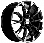Khomen Wheels KHW1808 (Murano) 7,5x18 5x114,3 ET 50 Dia 66,1 (Black-FP)