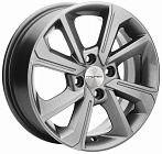 Khomen Wheels KHW1501 (Logan/Sandero/X-Ray) 6x15 4x100 ET 40 Dia 60,1 (G-Silver)