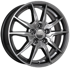 КиК Адамар (КС886) 6,5x16 5x114,3 ET 40 Dia 66,1 (Дарк платинум)