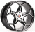 Veemann BX04-CS244 9x18 5x114,3 ET 38 Dia 73,1 (Черный + Полированные Спицы)
