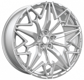 Диски Khomen Wheels ZEUS 2202 (X5/X6/X7/Cullinan) 10x22 5x112 ET 30 Dia 66,6 (Brilliant Silver)