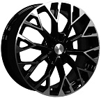 Khomen Wheels KHW1718 (Qashqai) 7x17 5x114,3 ET 40 Dia 66,1 (Black-FP)