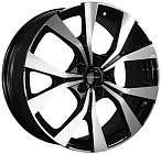 Khomen Wheels KHW1906 (Haval F7/F7x) 7x19 5x114,3 ET 40 Dia 64,1 (Black-FP)
