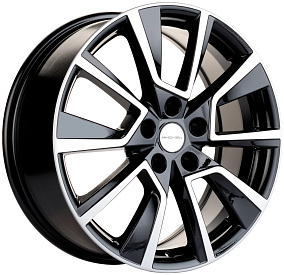 Диски Khomen Wheels KHW1802 (CX-5/Seltos) 7x18 5x114,3 ET 50 Dia 67,1 (Black-FP)